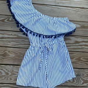 Boutique Brand One Shoulder Romper